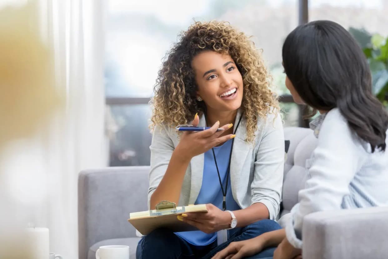 Bolt team members in conversation